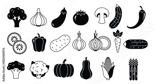 Fresh vegetables assortment for healthy eating lifestyle and diet plan