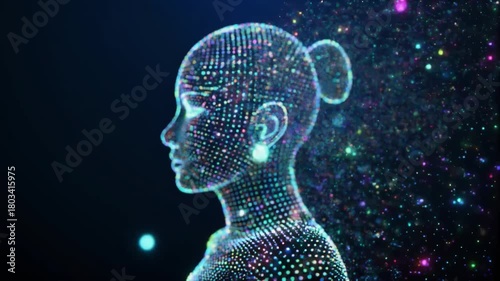 記憶の断片が形を成す幻想的な人影