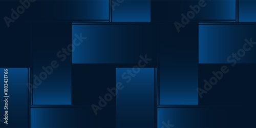 Modern background gradient dark navy blue banner abstract simple modern