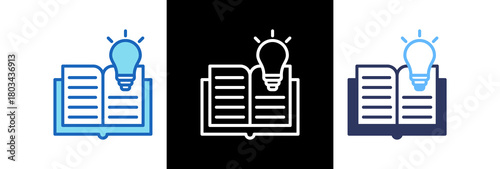 Knowledge blueline icon