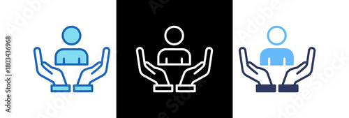 Support blueline icon