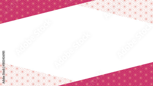 和風フレーム 背景素材 2026年 年賀状 広告 正月 新年