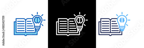 Knowledge blueline icon