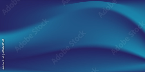 Curve Abstract Mesh gradient blur wallpaper. Modern light liquid color of wave blue sea ocean aquatic. Freeze cool winter simple abstract design