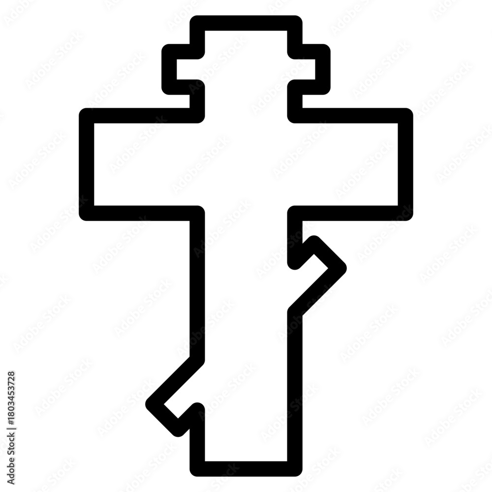 Fototapeta premium Ortodox in vector illustration