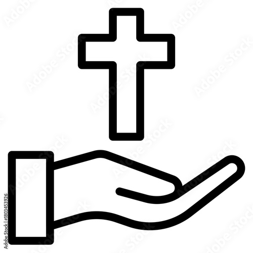 Cristiany religion in vector illustration