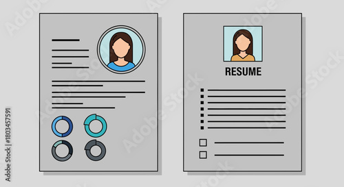 Elegant resume template for modern career opportunities and job search
