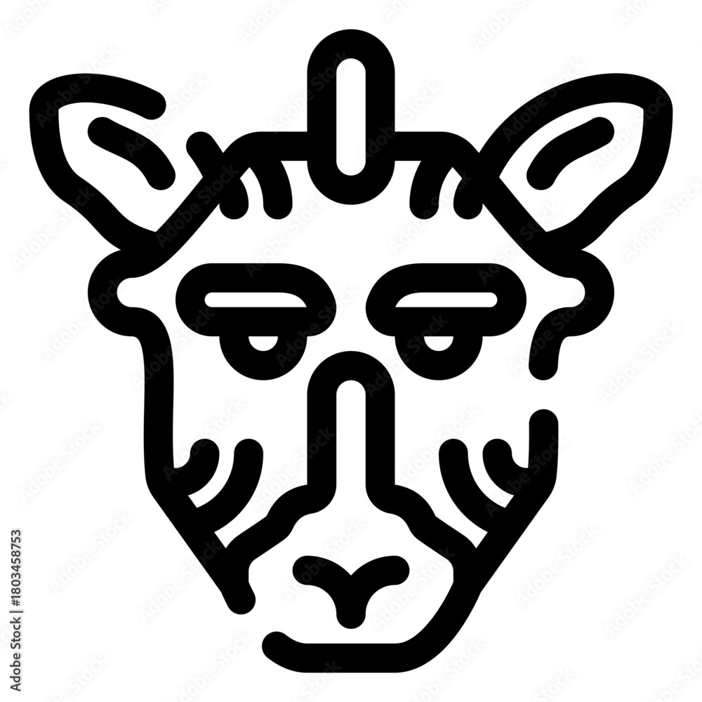 Fototapeta premium Zebra icon