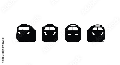 Collection of train icons