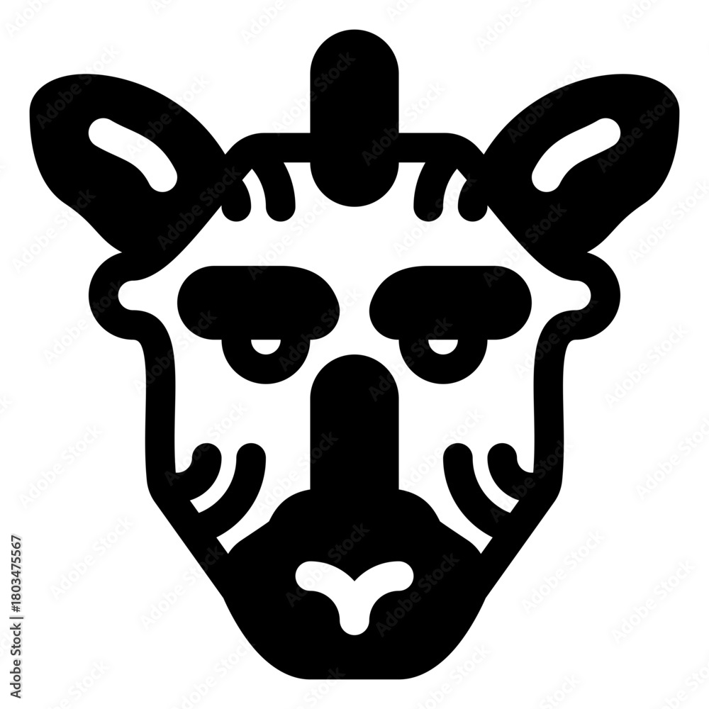 Obraz premium Zebra icon