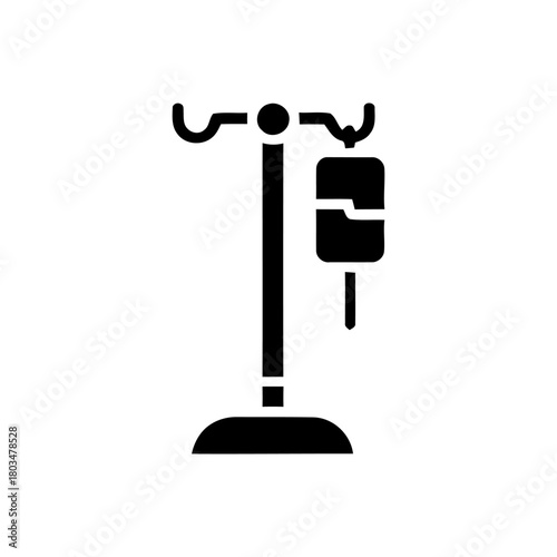 Simple IV Drip Icon – Medical Infusion Symbol in Minimal Style