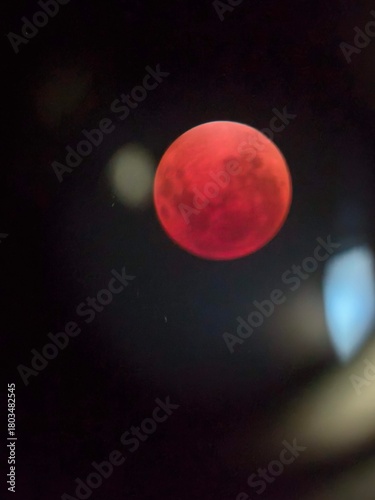 Blood Moon During Lunar Eclipse