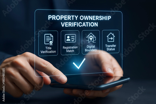 Property Ownership Verification Digital Interface title verification