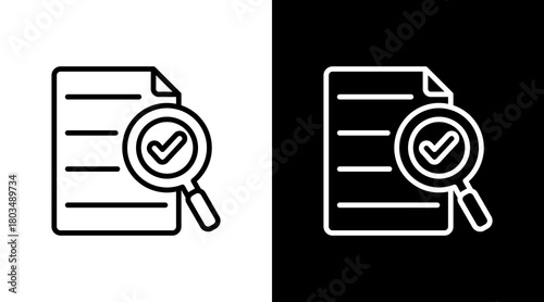 Audit With Icon Set Design