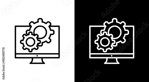 System With Icon Set Design