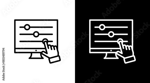 Control With Icon Set Design