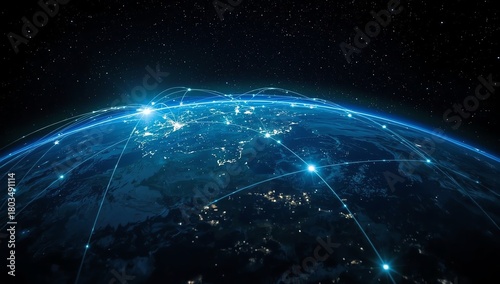 planet earth in space