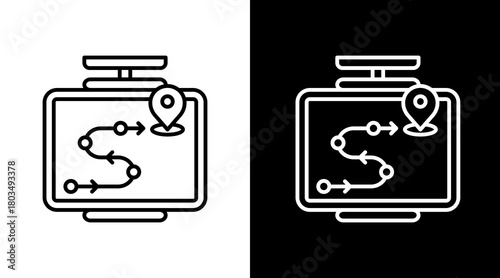 Gps Screen Icon