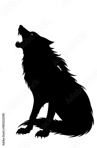 wolf vector illustration