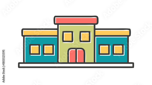 A Maternity Center Icon Depicting a Healthcare Facility