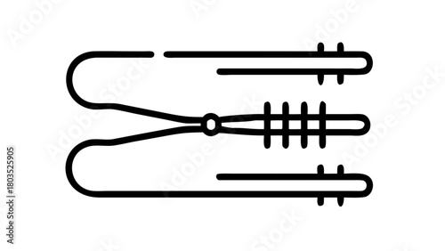 A suture kit icon representing surgical tools in medical setting