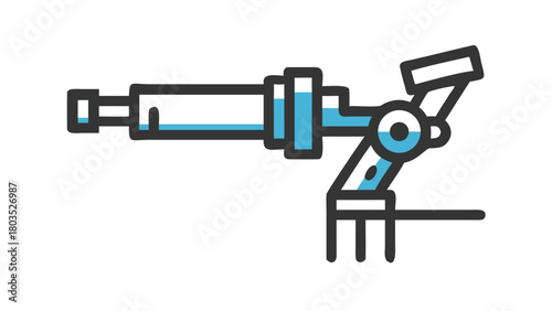 Icon of a Surgical Microscope for Medical Procedures