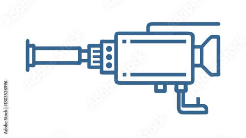 Icon of an anesthesia machine in outline style