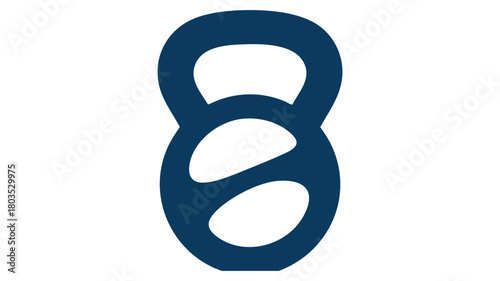 Simple graphic of a kettlebell