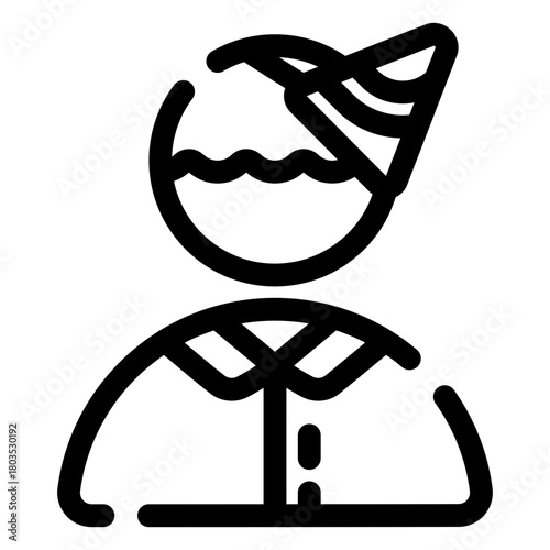 Birthday boy icon