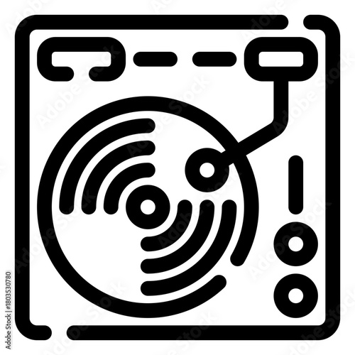 Vinyl player icon