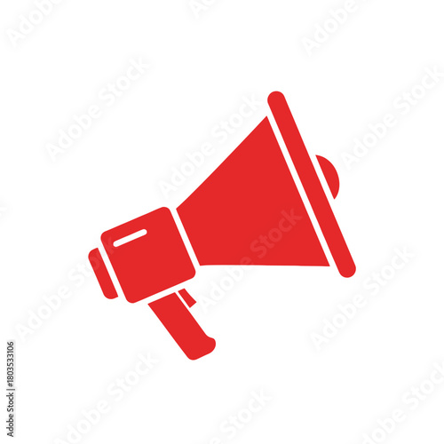 vector illustration of a megaphone