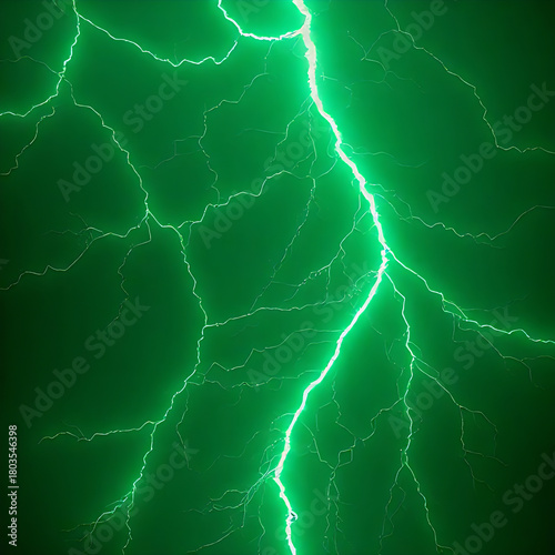 electrical green toxic lightning isolated on white or transparent png,

