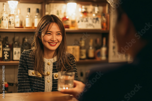 スナックのキャスト・アルバイトの女性