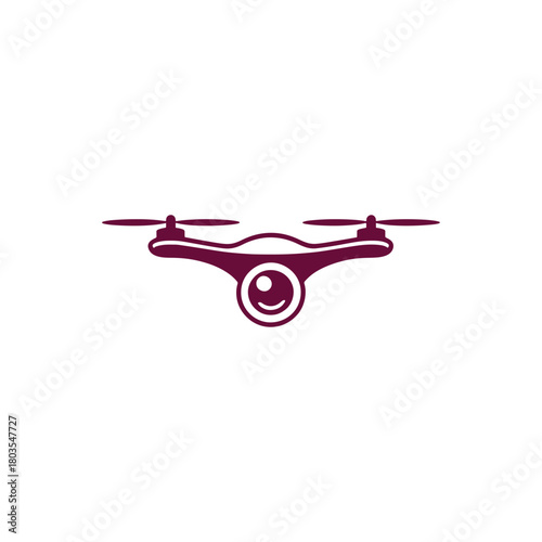 Modern Drone Technology Logo Design
