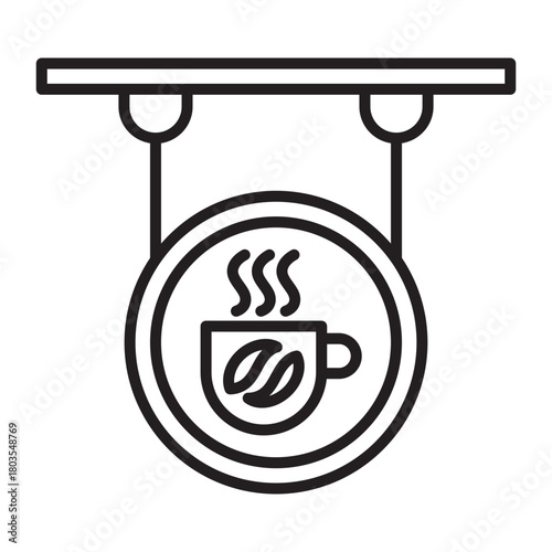 Coffee cup icon set. Coffee icon collection