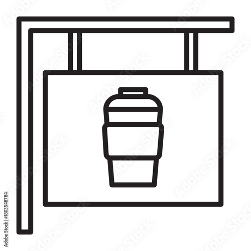 Coffee cup icon set. Coffee icon collection