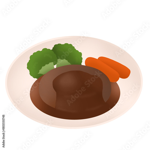  ハンバーグ　B-4