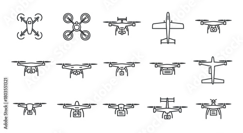 set of silhouettes of the animals