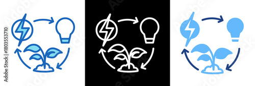 Clean Energy tripplestyle icon