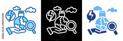 Environmental Impact tripplestyle icon