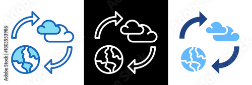 Net Zero tripplestyle icon