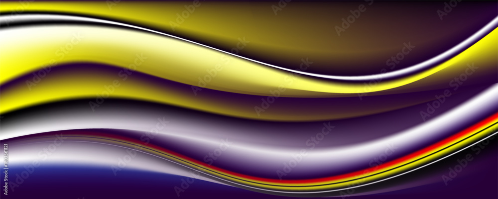 Obraz premium electric lines background glow