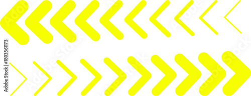 Bold yellow arrow patterns form dynamic, modern directional graphics, creating a sleek abstract design ideal for technology, navigation, and creative branding visuals.
