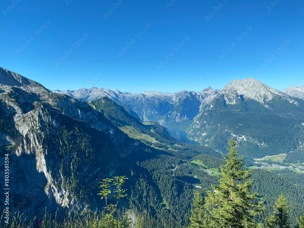 Fototapeta premium Berchtesgaden National Park From Kehlstein Germany Photo