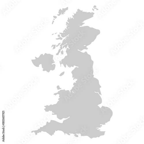 UK Map Silhouette