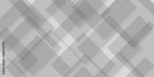 Overlap cube vector element modern overlay diamond triangle. paper white and gray gradient technology pattern web corporate brochure layer space texture background.	