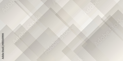 Overlap cube vector element modern overlay diamond triangle. paper white and gray gradient technology pattern web corporate brochure layer space texture background.	