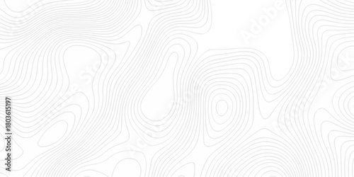 Modern topography sea map and location discovery vector topo map design White background with topographic world grid wave Topographic map geographic line texture.	