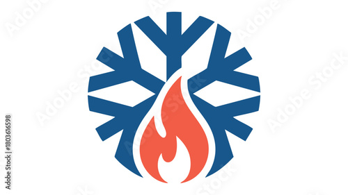 Climate control and hvac symbol