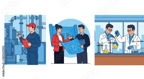 Petroleum engineer diploma concept. Architectural engineering. Biomedical engineering